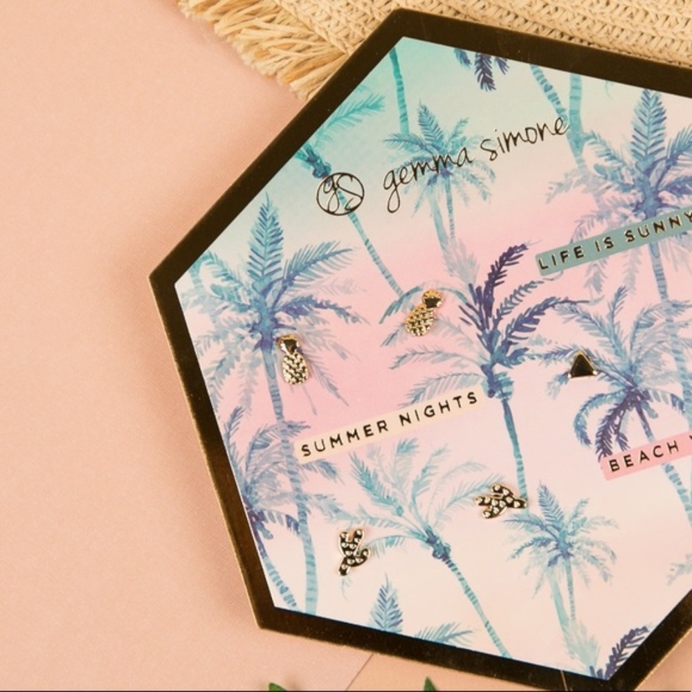 NWT Gemma Simone Summer Earring Set